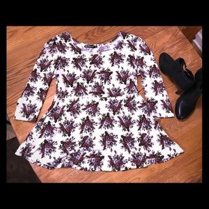 Allegra K Peplum Top
